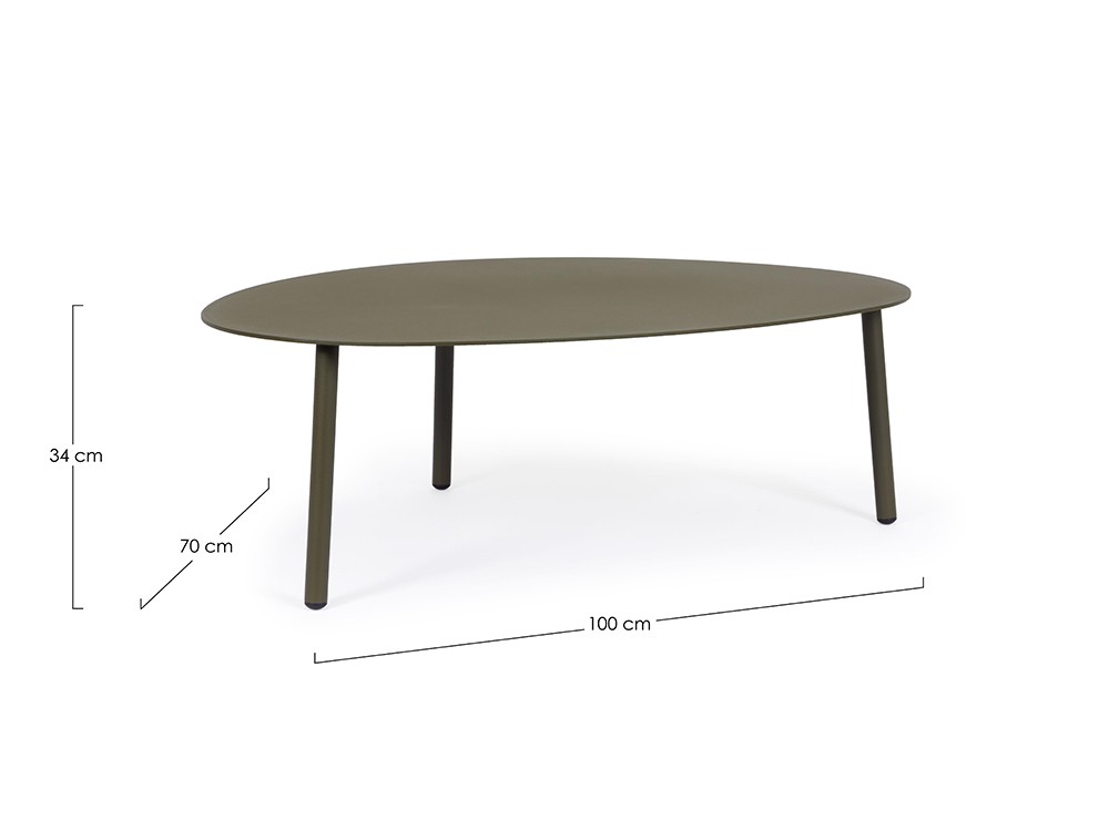 Mesa de centro para salón exterior de aluminio Sparky Bizzotto - 21