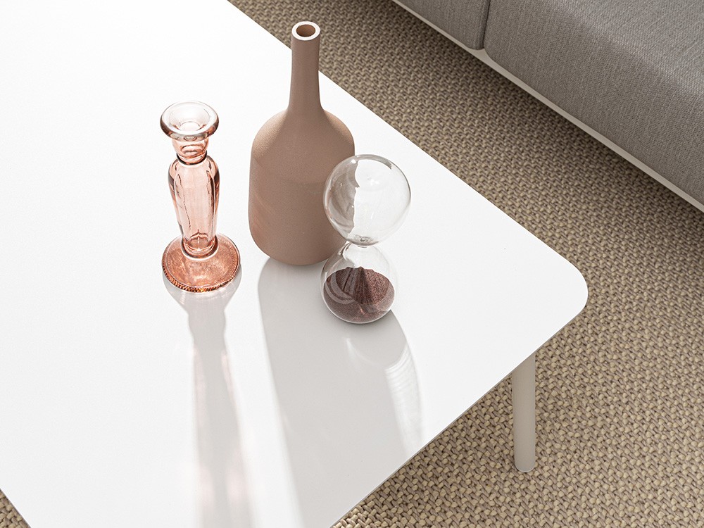 Mesa de centro para salón exterior Spike de aluminio Bizzotto - 7