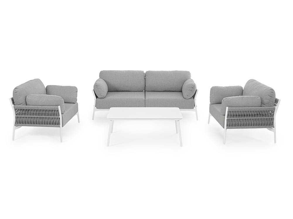 Mesa de centro para salón exterior Spike de aluminio Bizzotto - 8