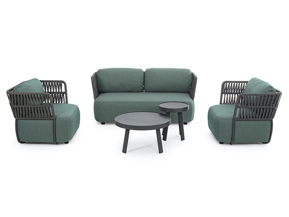 Mesa auxiliar para salón exterior Spyro de aluminio Bizzotto - 16