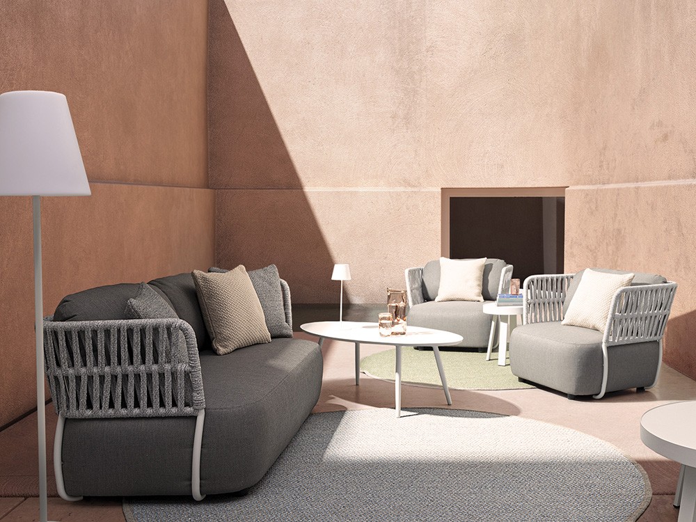 Mesa de centro para salón exterior de aluminio Space de Bizzotto - 4