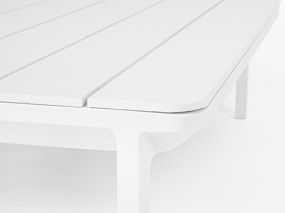 Mesa de centro para salón exterior Matrix de aluminio Bizzotto - 8