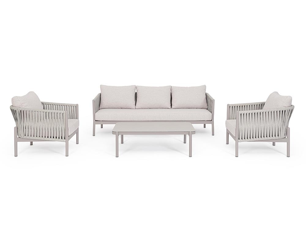 Mesa de centro para salón exterior Florencia de aluminio y cerámica Bizzotto - 16