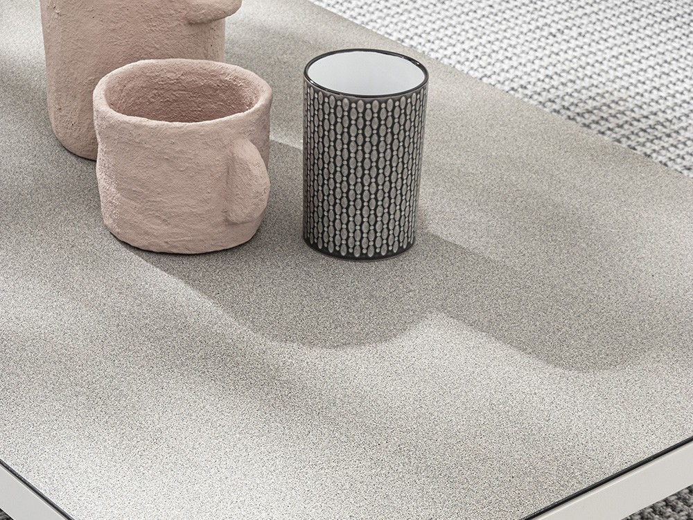 Mesa de centro para salón exterior Florencia de aluminio y cerámica Bizzotto - 10