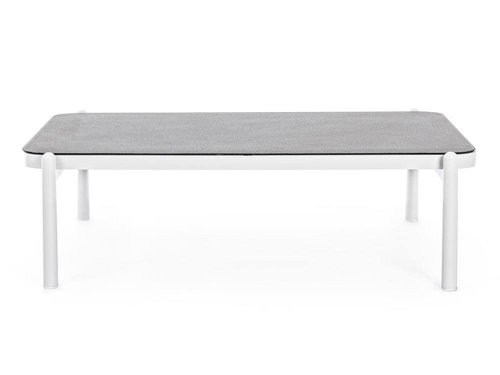 Mesa de centro para salón exterior Florencia de aluminio y cerámica Bizzotto - 6