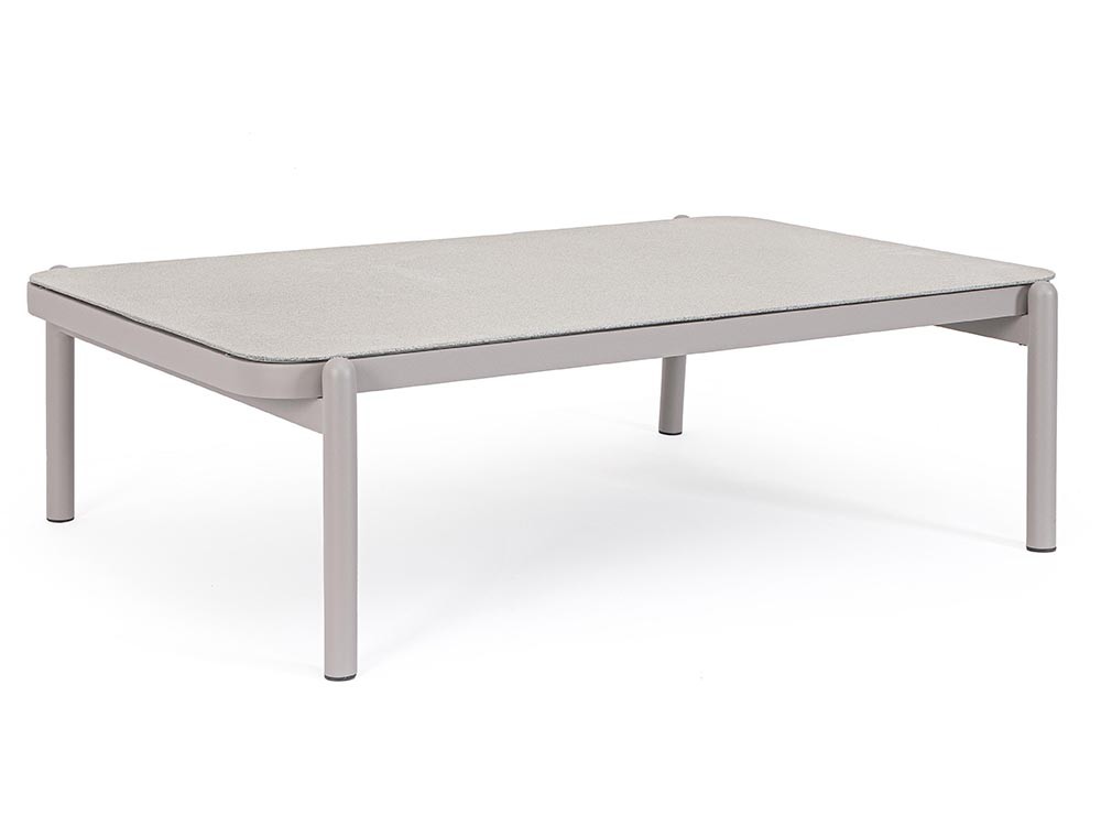 Mesa de centro para salón exterior Florencia de aluminio y cerámica Bizzotto - 3