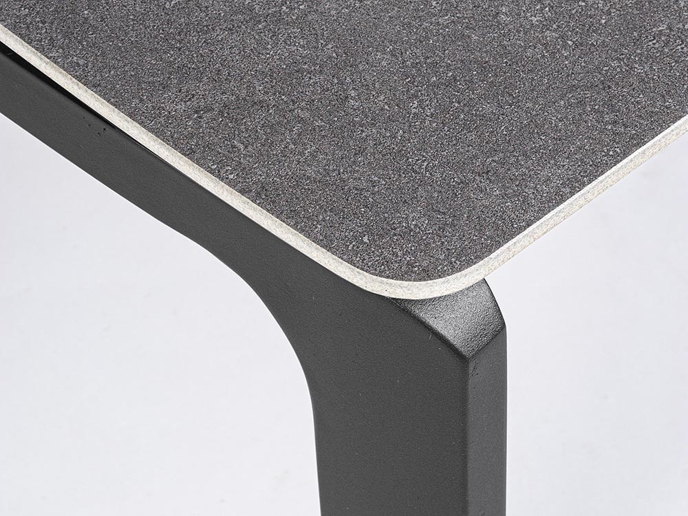 Mesa de centro para salón exterior con estructura de aluminio y sobre cerámico Jalisco Bizzotto - 15