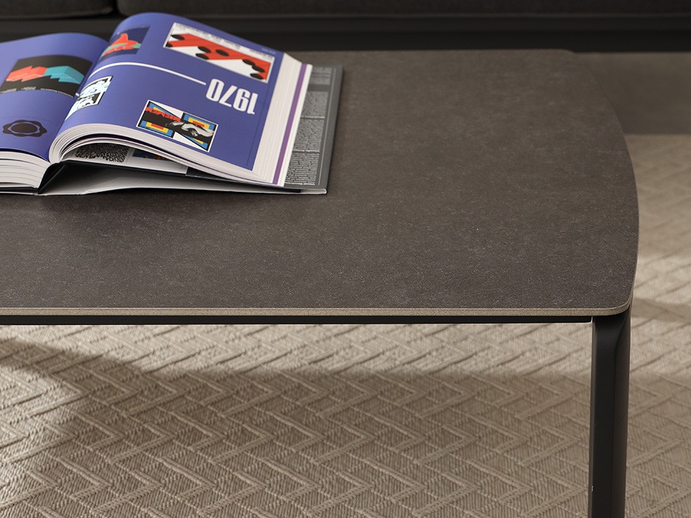 Mesa de centro para salón exterior con estructura de aluminio y sobre cerámico Jalisco Bizzotto - 19