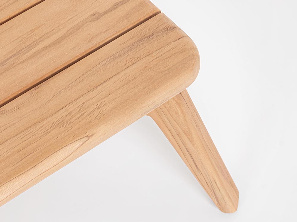 Mesa de centro de madera de teca Tamires en bizzotto - 7