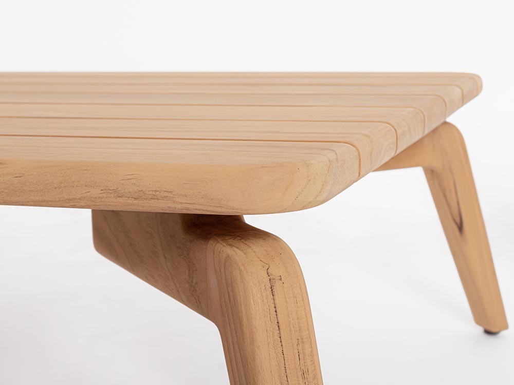 Mesa de centro de madera de teca Tamires en bizzotto - 8