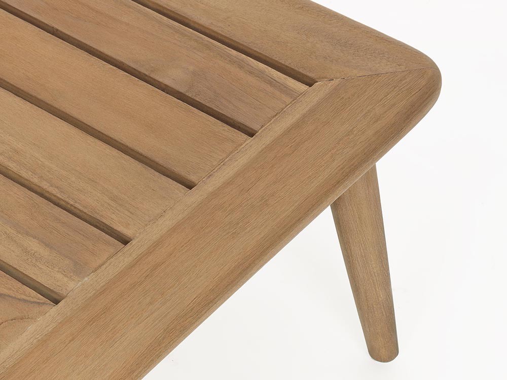 Mesa de centro para salón exterior de madera de teca Ninfa-Xenia de Bizzotto - 8