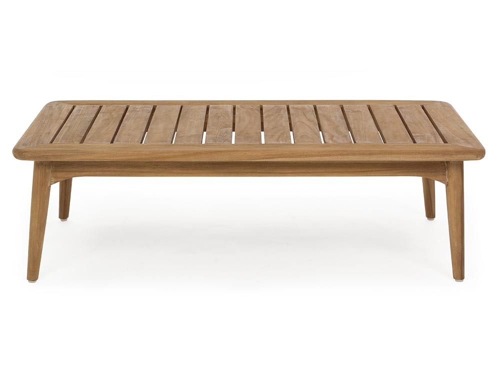 Mesa de centro para salón exterior de madera de teca Ninfa-Xenia de Bizzotto - 5