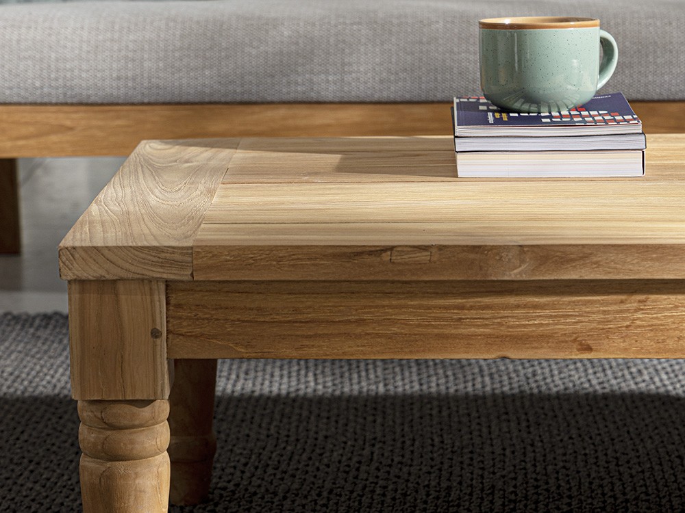 Mesa de centro para salón exterior de madera de teca Karuba Bizzotto - 9