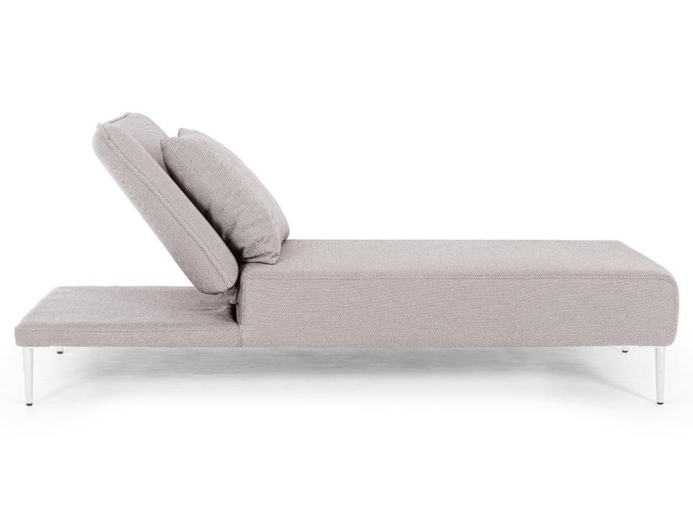 Tumbona con respaldo reclinable Viper de aluminio Bizzotto - 2