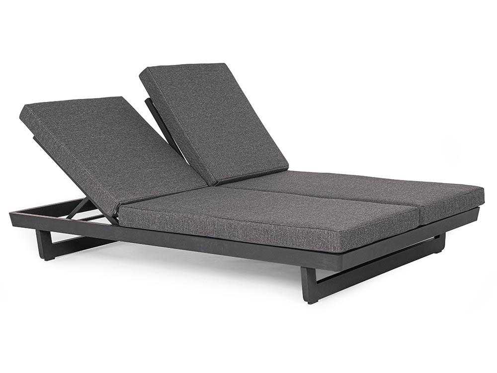 Tumbona doble con estructura de aluminio Infinity de Bizzotto - 4