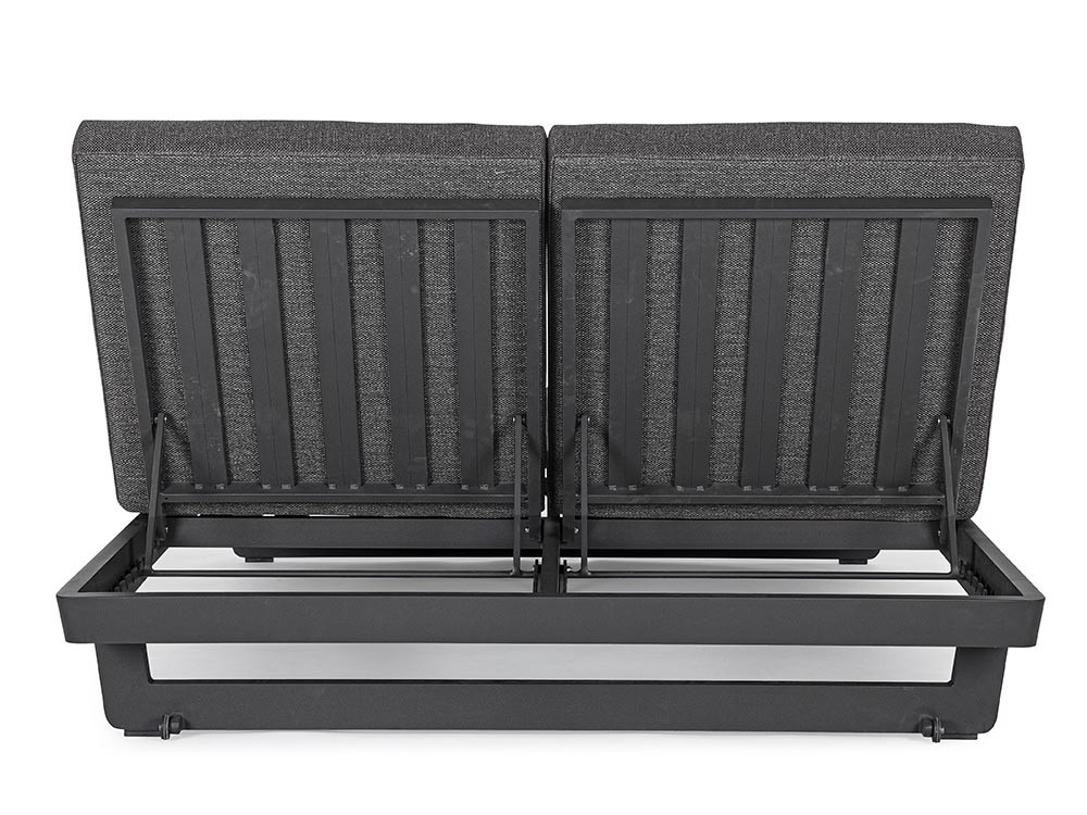 Tumbona doble con estructura de aluminio Infinity de Bizzotto - 8