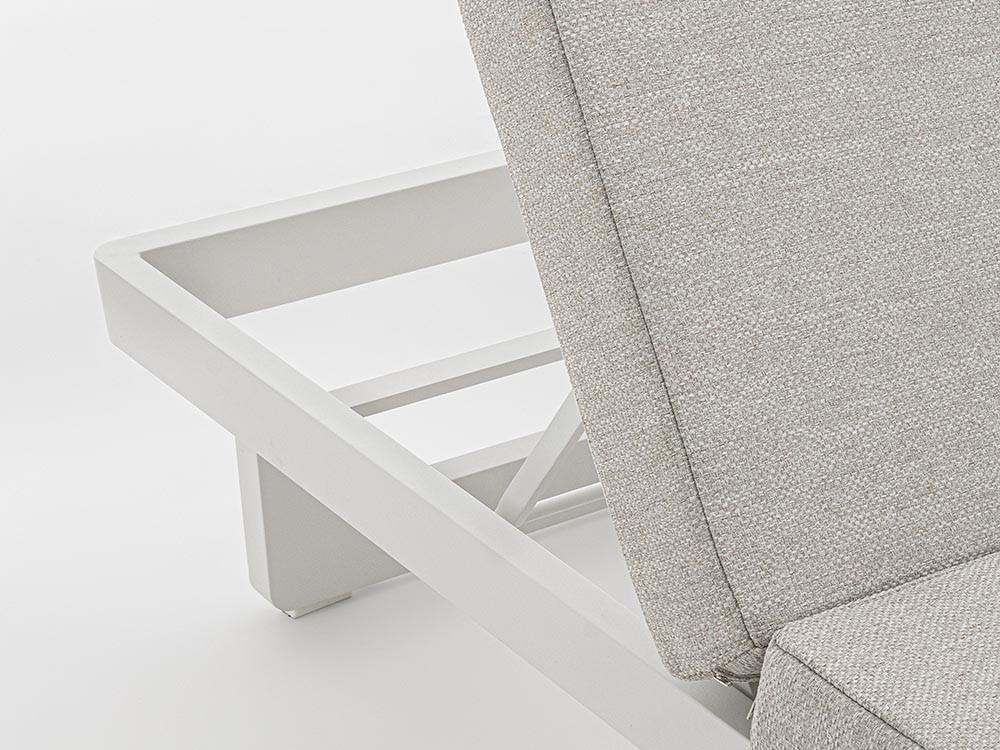 Tumbona doble con estructura de aluminio Infinity de Bizzotto - 29