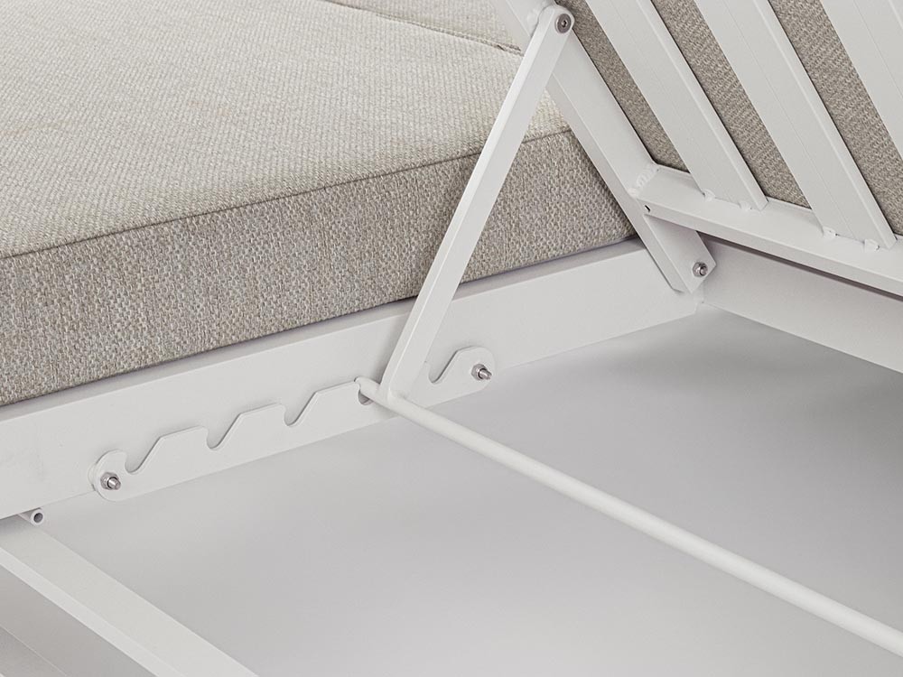 Tumbona doble con estructura de aluminio Infinity de Bizzotto - 30