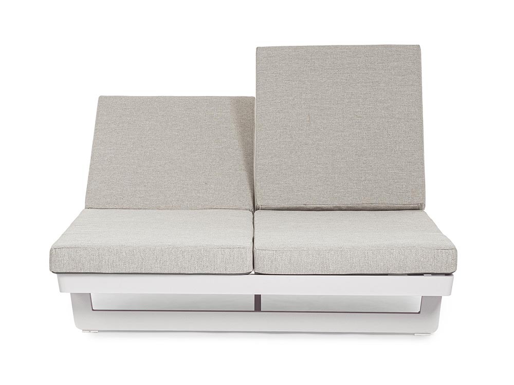 Tumbona doble con estructura de aluminio Infinity de Bizzotto - 21