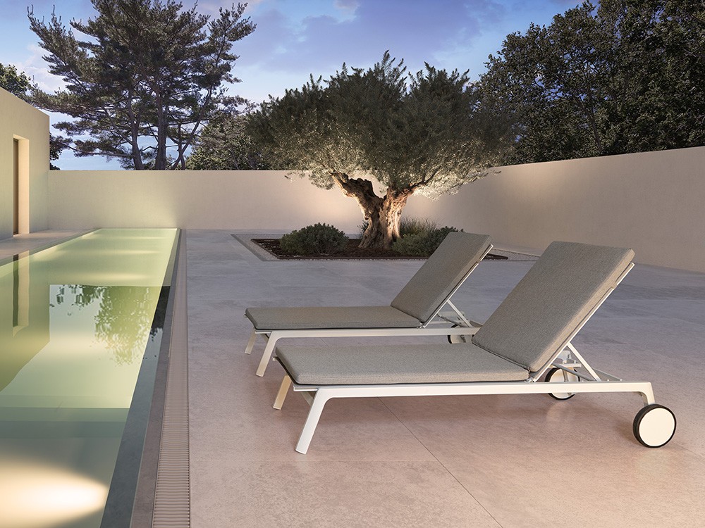 Tumbona de aluminio Jalisco Bizzotto - 1