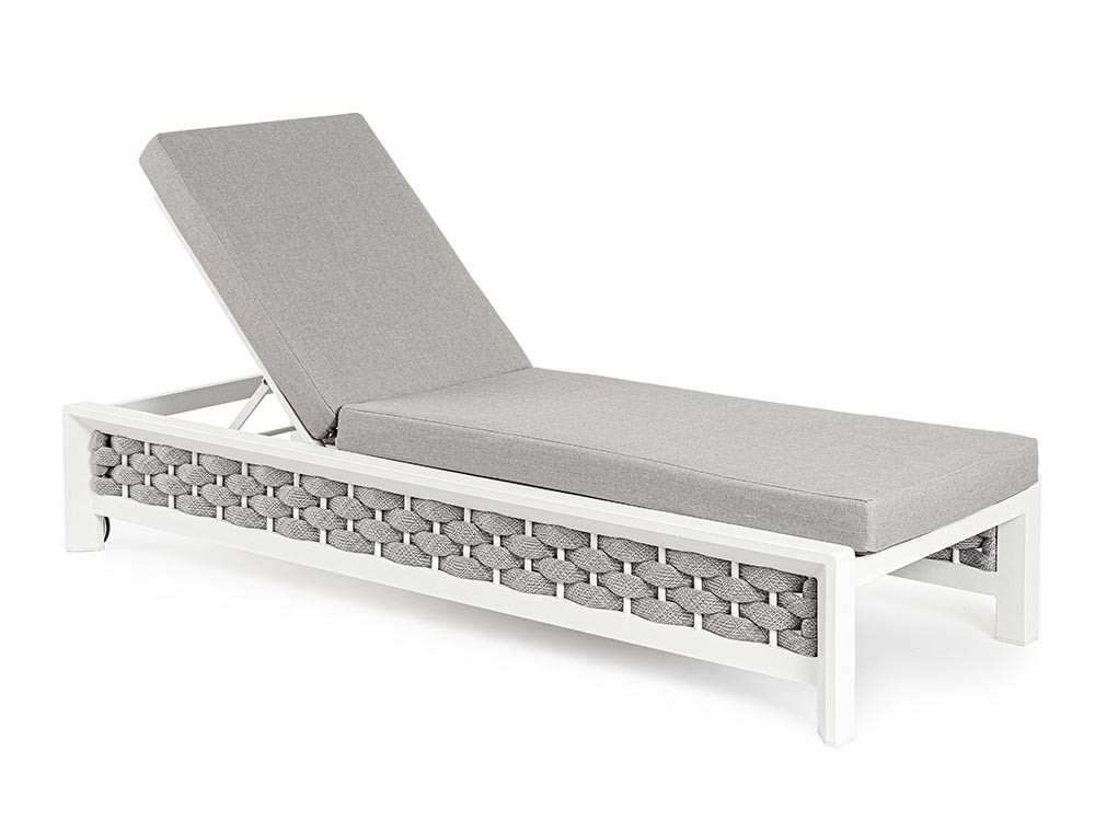 Tumbona de aluminio y cuerda trenzada Otavio Bizzotto - 2