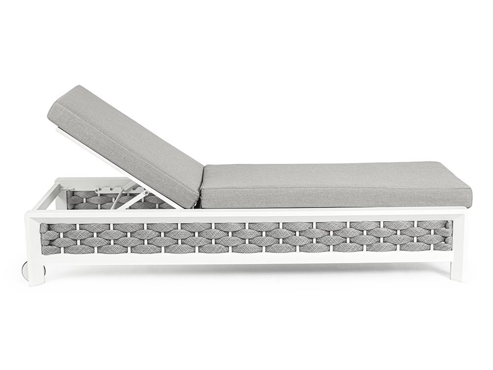 Tumbona de aluminio y cuerda trenzada Otavio Bizzotto - 5