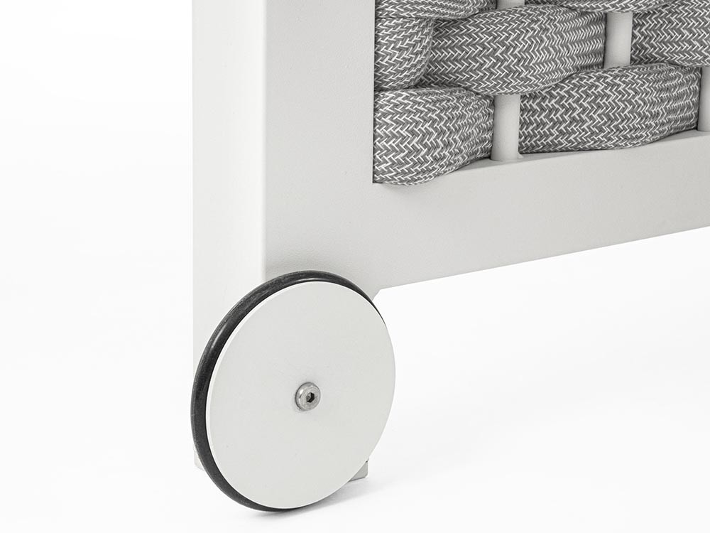 Tumbona de aluminio y cuerda trenzada Otavio Bizzotto - 12