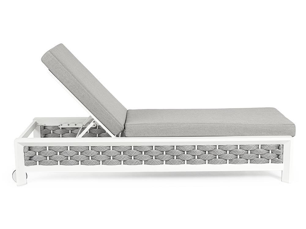 Tumbona de aluminio y cuerda trenzada Otavio Bizzotto - 7