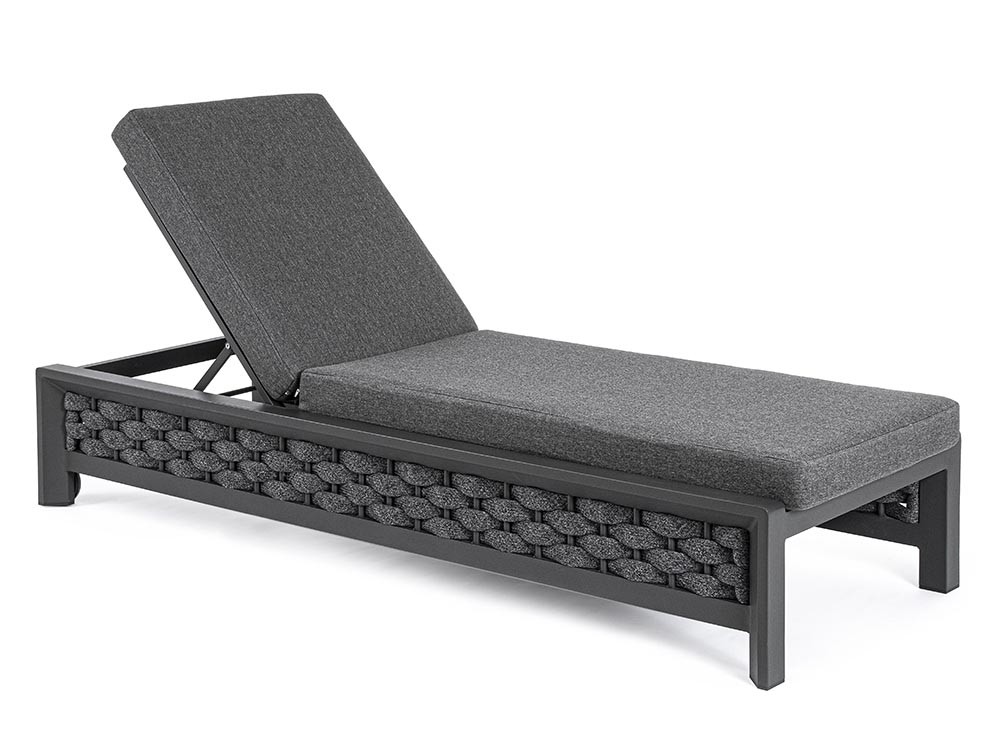 Tumbona de aluminio y cuerda trenzada Otavio Bizzotto - 3