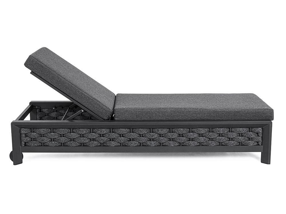 Tumbona de aluminio y cuerda trenzada Otavio Bizzotto - 13