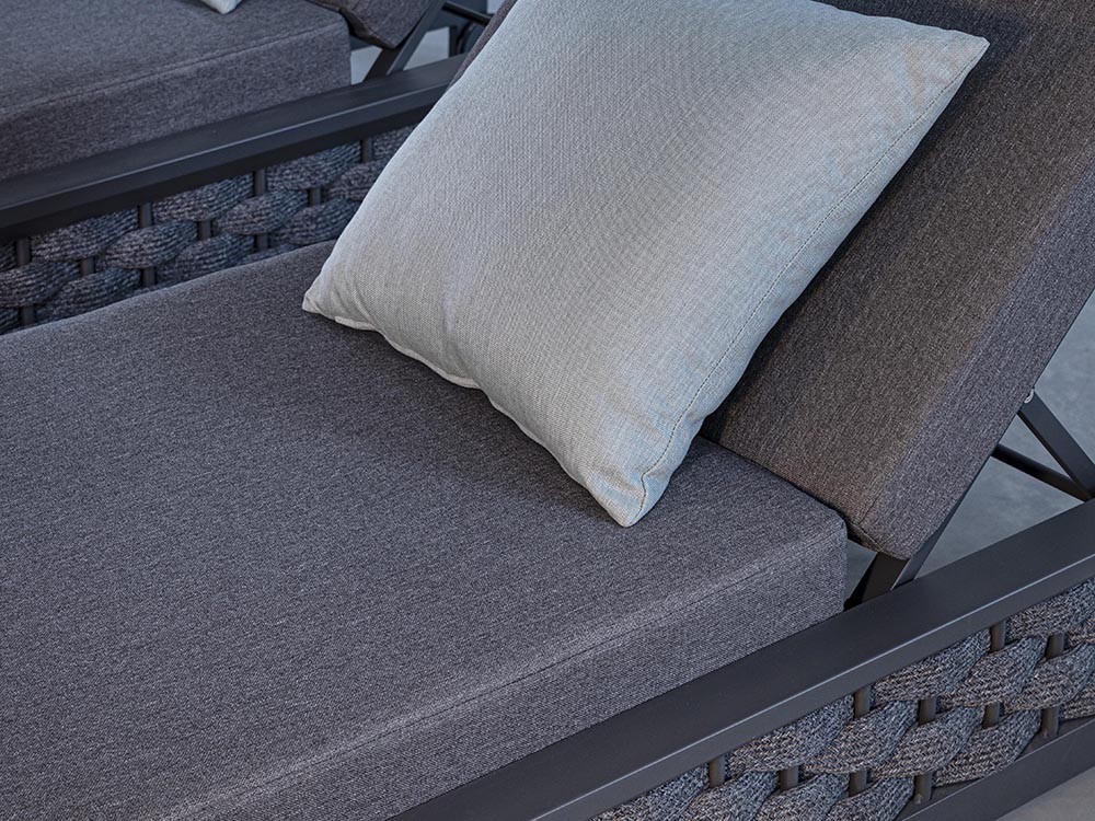 Tumbona de aluminio y cuerda trenzada Otavio Bizzotto - 18