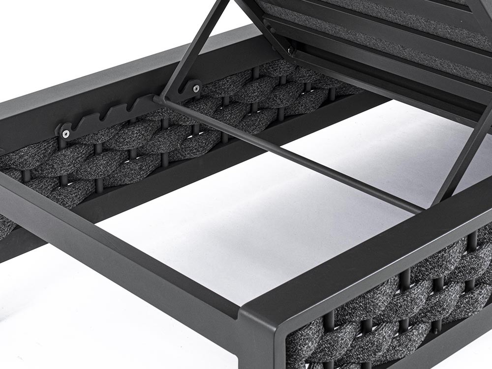 Tumbona de aluminio y cuerda trenzada Otavio Bizzotto - 19