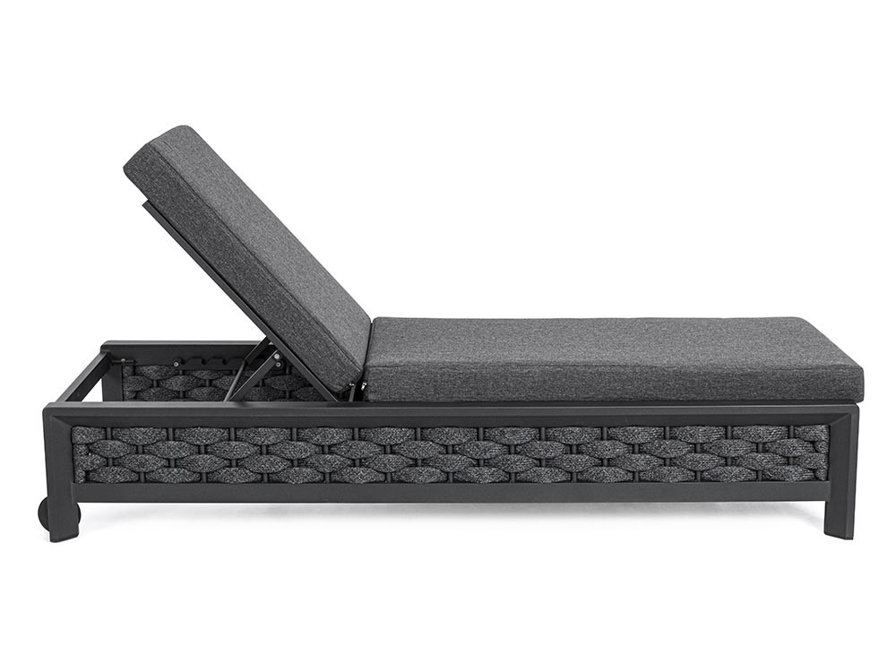 Tumbona de aluminio y cuerda trenzada Otavio Bizzotto - 15