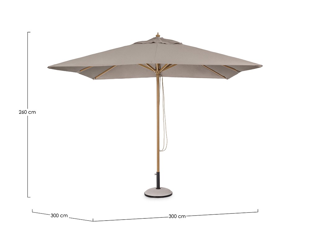 Parasol Eclipse 3x3 de Bizzotto - 4