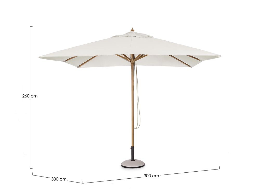 Parasol Eclipse 3x3 de Bizzotto - 9