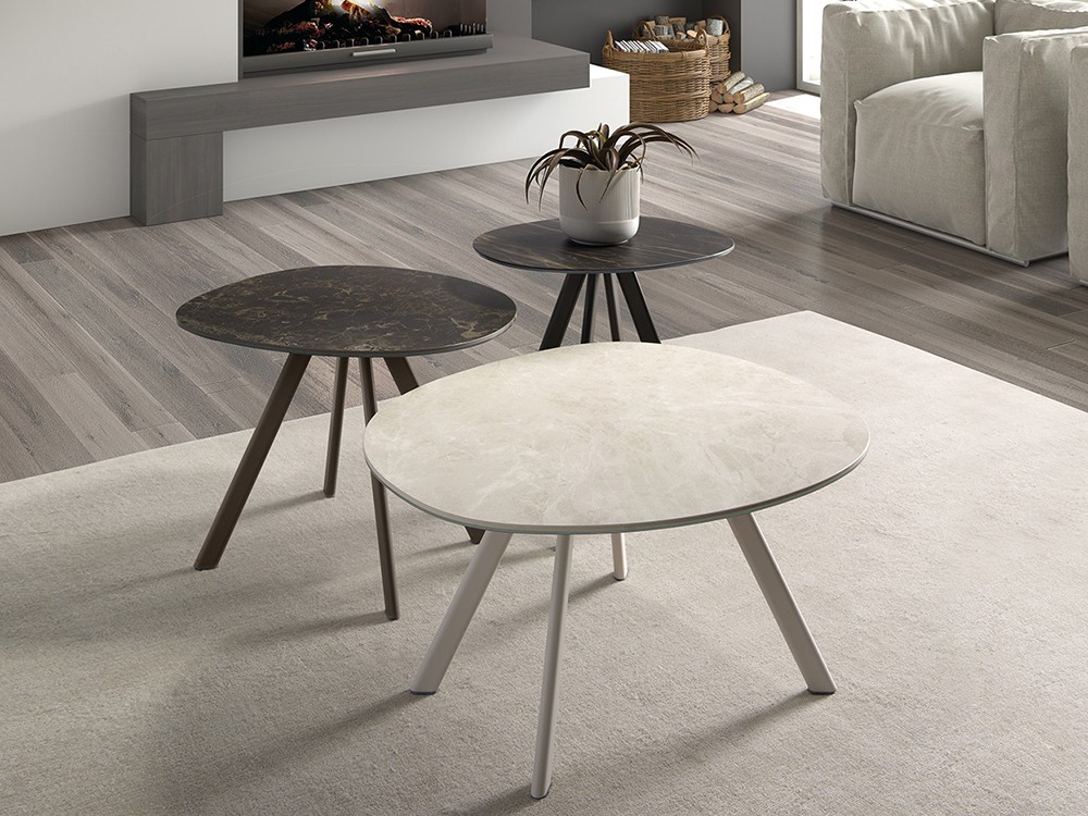 Mesa auxiliar April Porcelánico de Ramiro Tarazona - 1