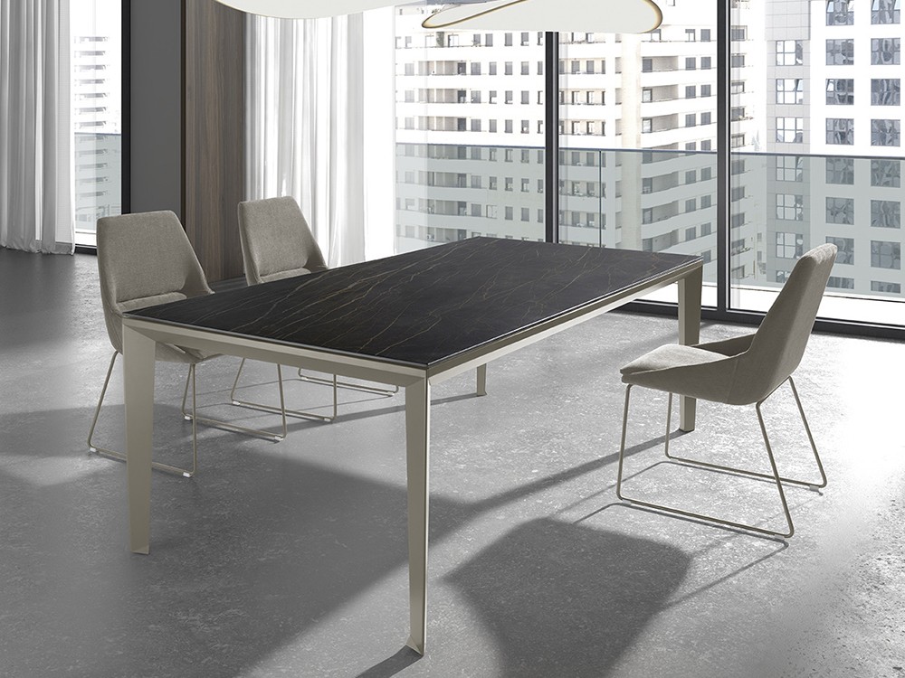 Mesa fija de comedor Elegance porcelánico de Ramiro Tarazona - 1