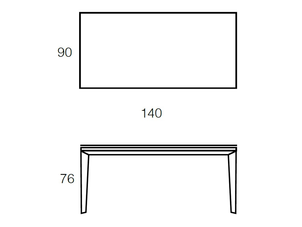 Mesa fija de comedor Elegance porcelánico de Ramiro Tarazona - 6