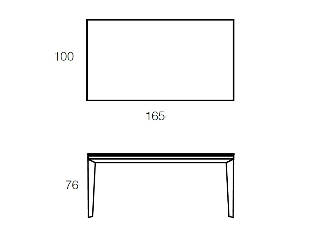 Mesa fija de comedor Elegance porcelánico de Ramiro Tarazona - 9