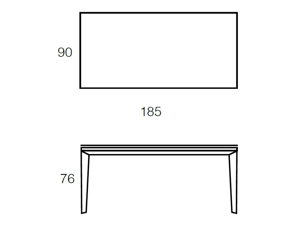 Mesa fija de comedor Elegance porcelánico de Ramiro Tarazona - 10