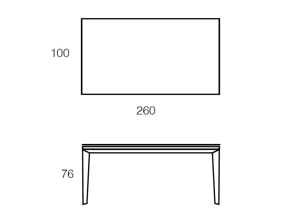 Mesa fija de comedor Elegance porcelánico de Ramiro Tarazona - 15