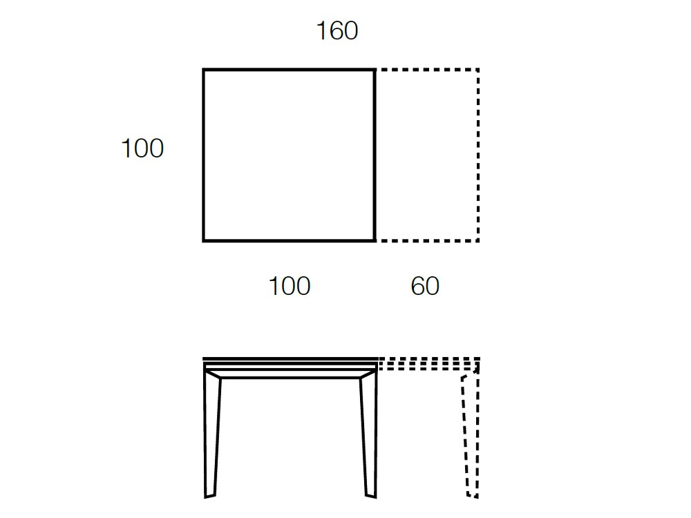Mesa extensible para comedor Elegance Porcelánico de Ramiro Tarazona - 5