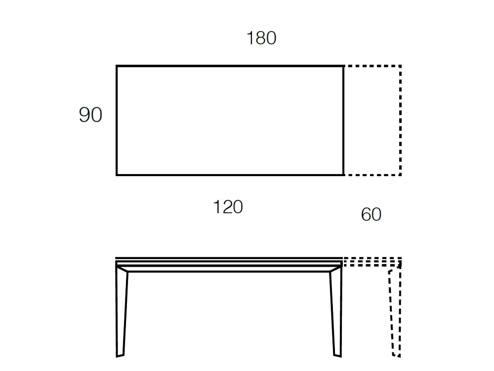 Mesa extensible para comedor Elegance Porcelánico de Ramiro Tarazona - 6