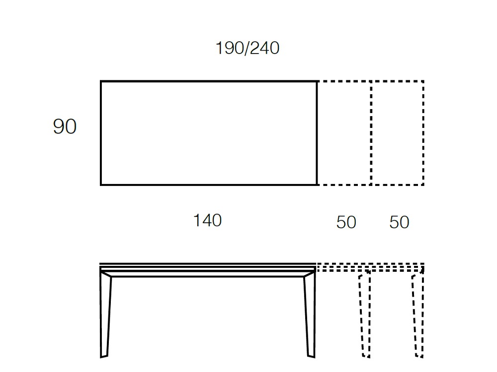 Mesa extensible para comedor Elegance Porcelánico de Ramiro Tarazona - 9