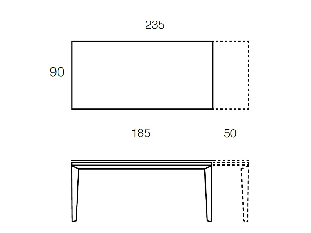 Mesa extensible para comedor Elegance Porcelánico de Ramiro Tarazona - 16