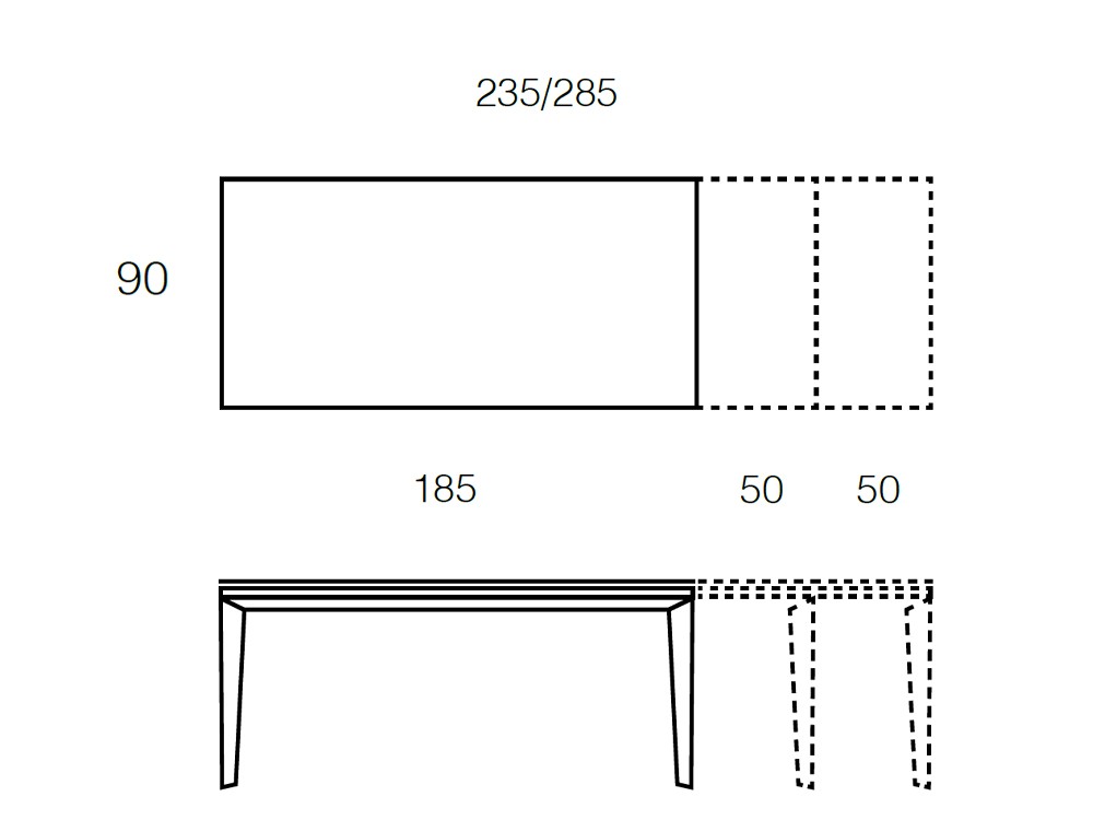Mesa extensible para comedor Elegance Porcelánico de Ramiro Tarazona - 17