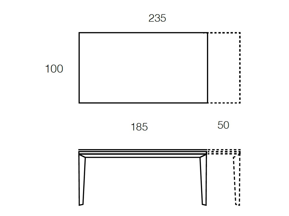 Mesa extensible para comedor Elegance Porcelánico de Ramiro Tarazona - 18