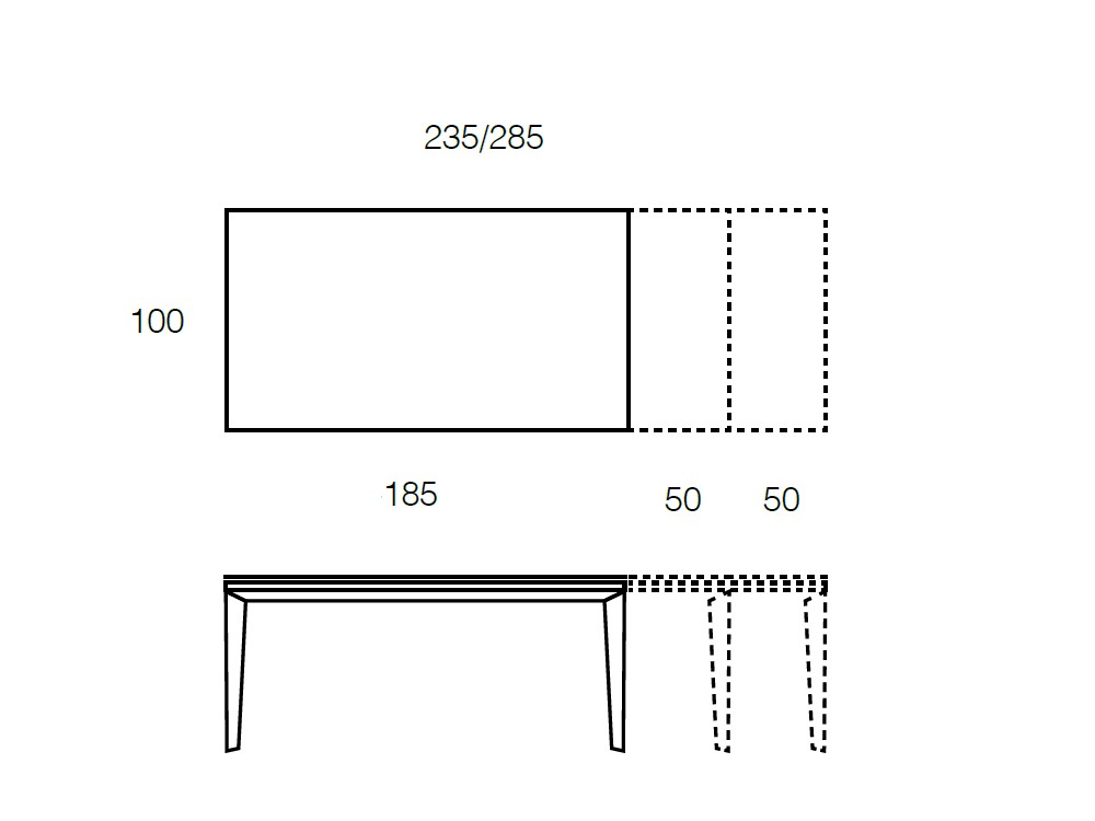Mesa extensible para comedor Elegance Porcelánico de Ramiro Tarazona - 19