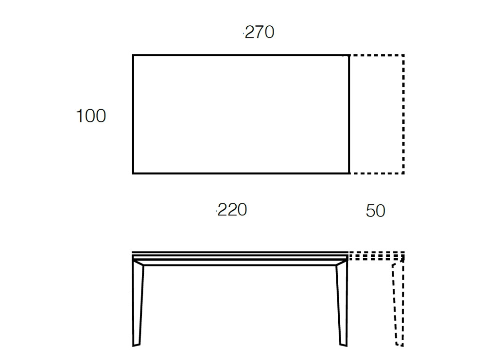 Mesa extensible para comedor Elegance Porcelánico de Ramiro Tarazona - 22