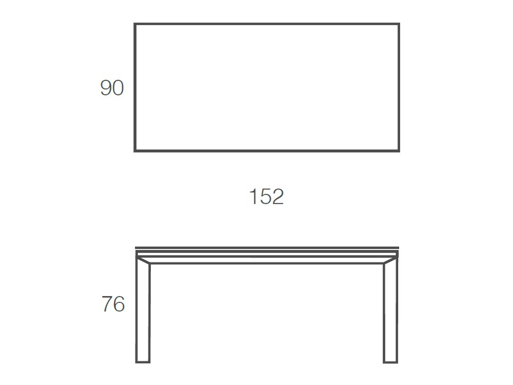Mesa fija de comedor Freedom porcelánico de Ramiro Tarazona - 8
